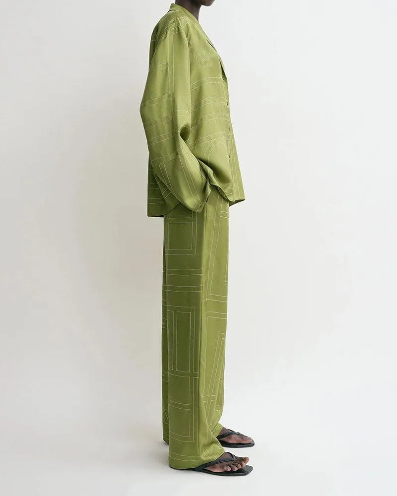 Monogram Silk Women's Pajamas sold by Larosa product image thumbnail 4