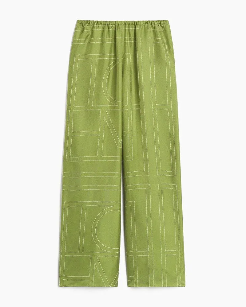 Monogram Silk Women's Pajamas sold by Larosa product image thumbnail 2
