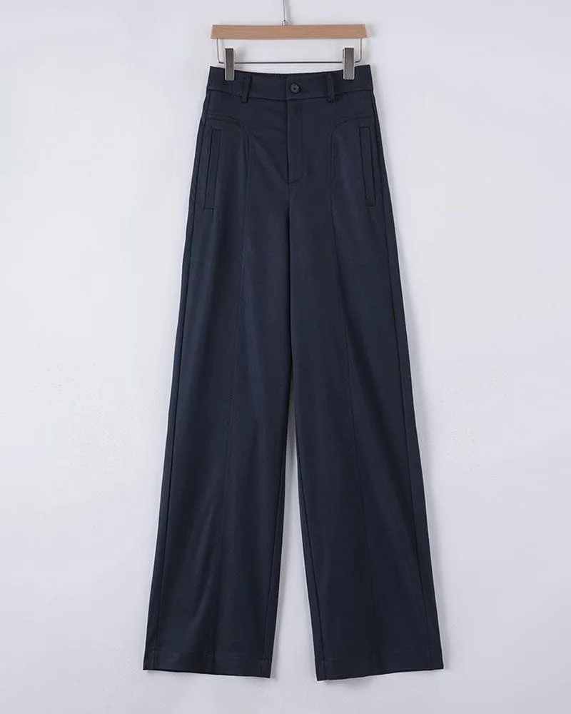Women’s Loose Fit Draped Wide Leg Pants sold by Larosa product image thumbnail 2