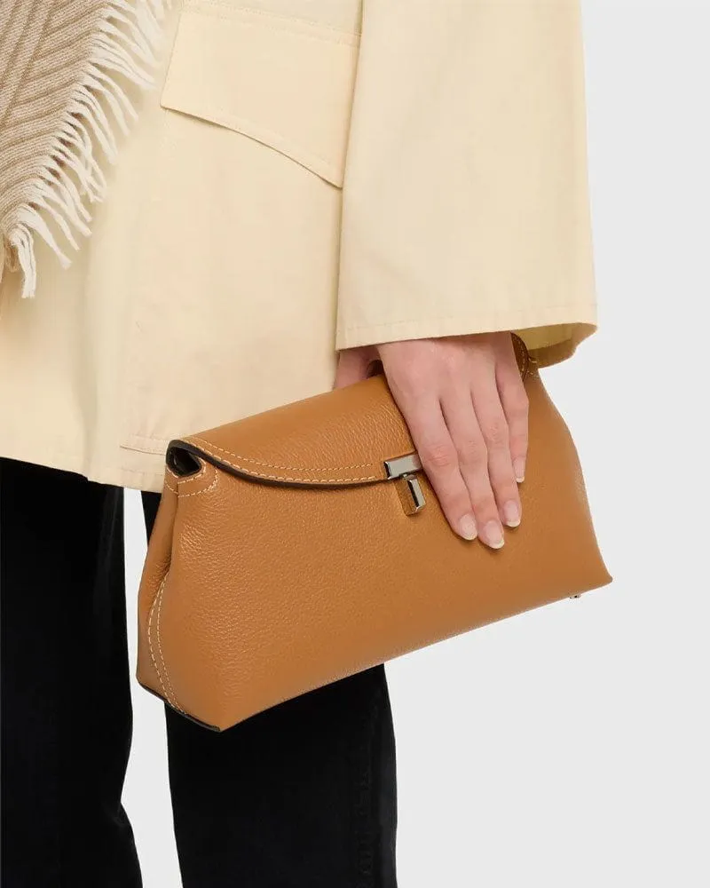 Women’s Elegant T-Lock Leather Clutch Bag sold by Larosa product image thumbnail 4