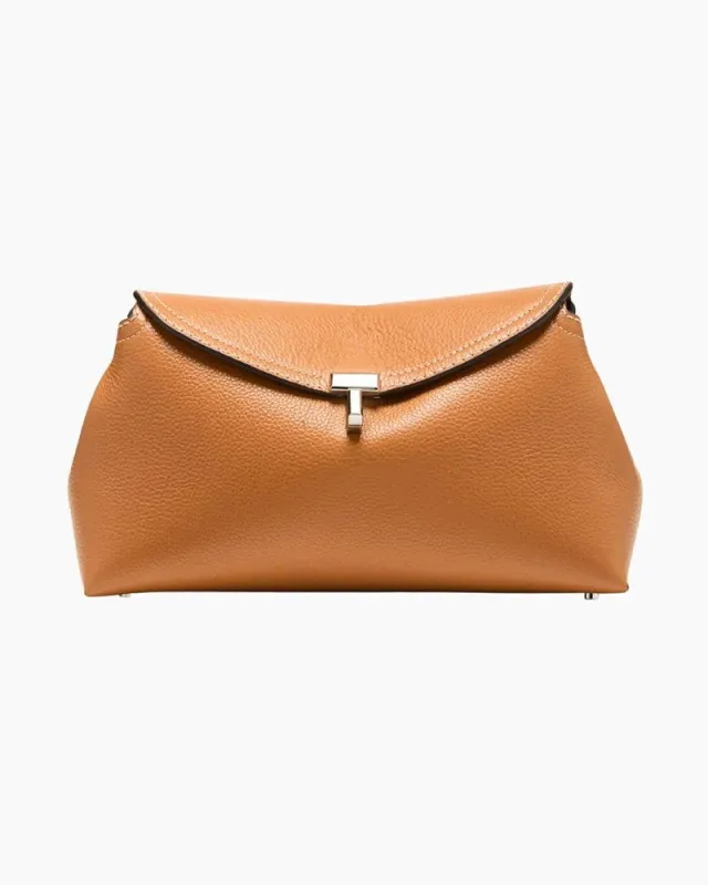 Women’s Elegant T-Lock Leather Clutch Bag sold by Larosa