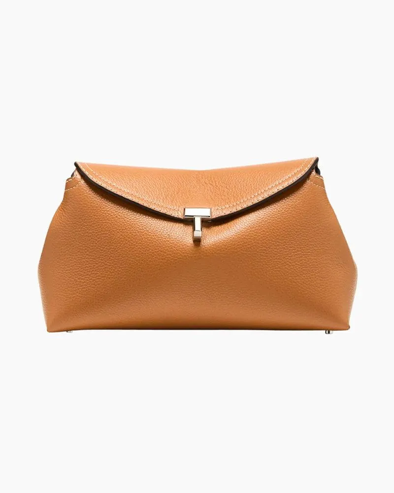 Women’s Elegant T-Lock Leather Clutch Bag sold by Larosa