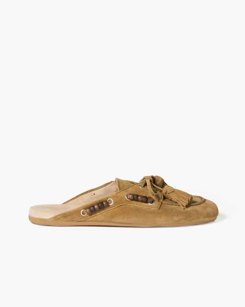 (Pre-order) Woman's Suede Leather Mules sold by Larosa