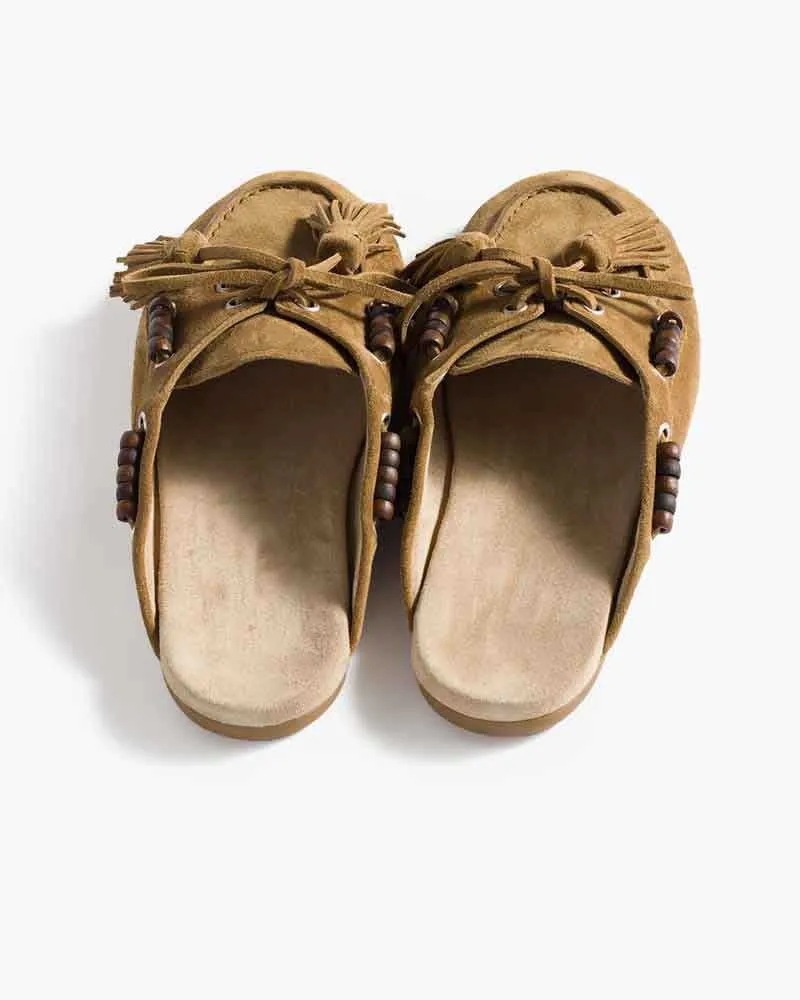 (Pre-order) Woman's Suede Leather Mules sold by Larosa product image thumbnail 3