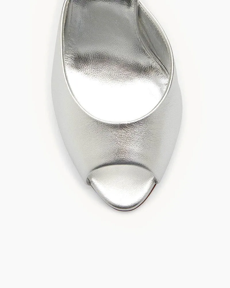 Metallic Red Sole Slide High-heel Sandals sold by Larosa product image thumbnail 5