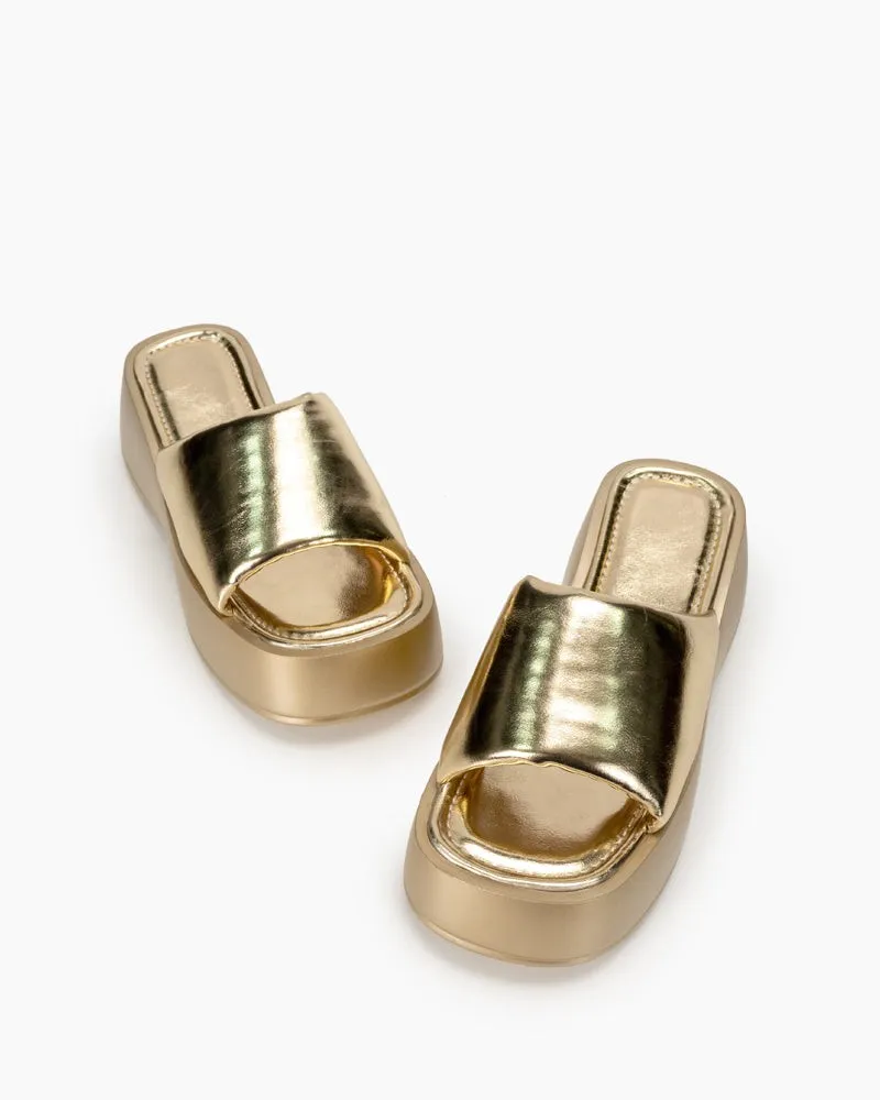 (Clean Up - US 6) Wrapped Midsole Comfortable Lightweight Platform Sandals sold by Larosa product image thumbnail 2