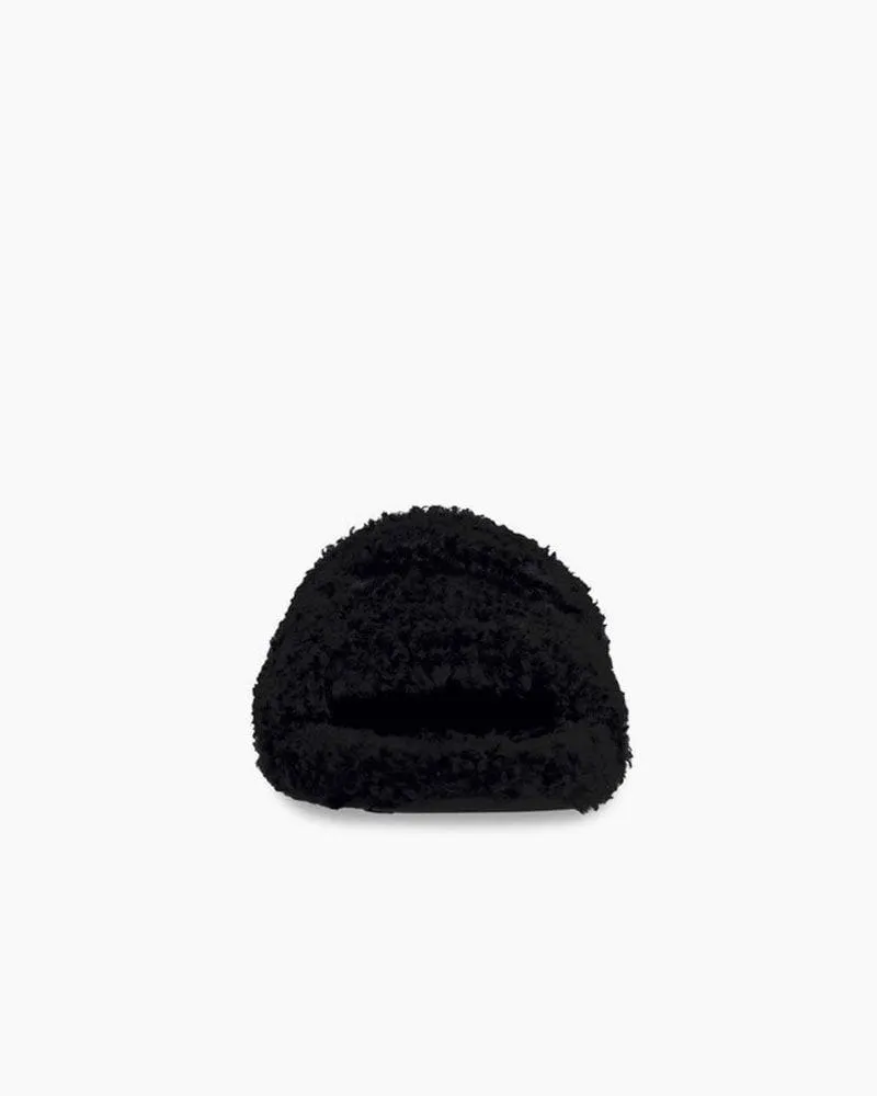 Women's Furry Slide Sandal in Black sold by Larosa product image thumbnail 2