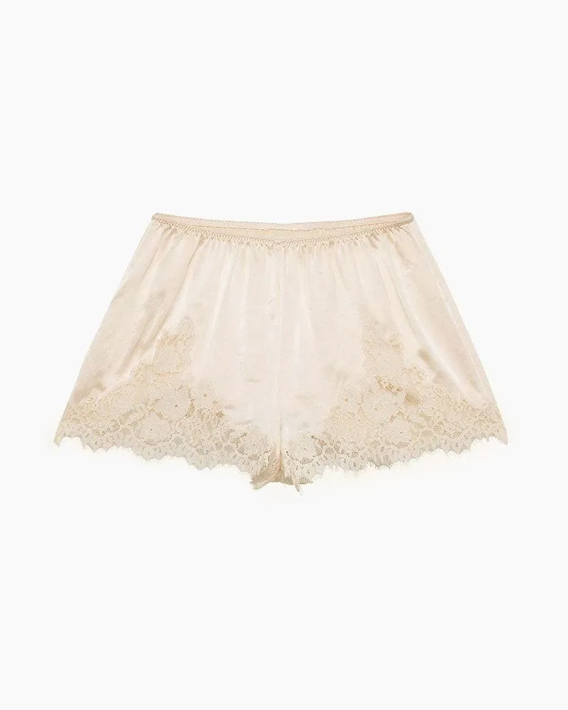 Candlelight Silk Lace Iona Shorts sold by Larosa product image thumbnail 4