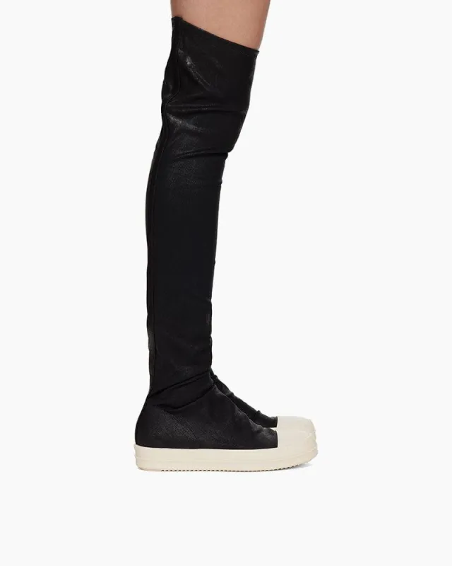 Black&White Hollywood High Sock Sneaks Tall Boots sold by Larosa