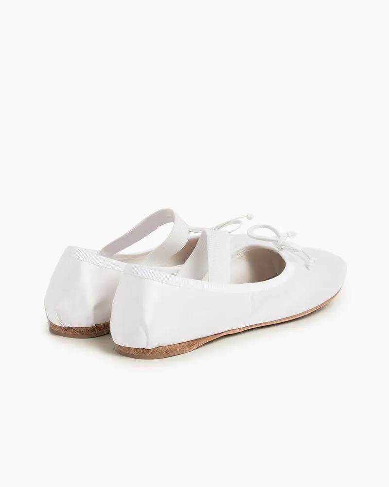 Elegant Satin Ballerina Shoes sold by Larosa product image thumbnail 5