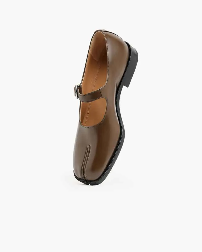 Tabi Chic Mary Jane Leather Ballet Shoes sold by Larosa product image thumbnail 5