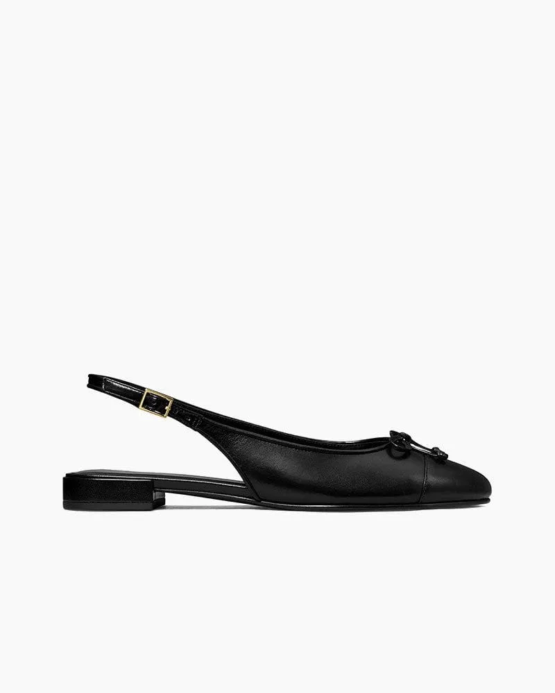 Monochrome Elegance Bow Slingback Flats sold by Larosa product image thumbnail 2