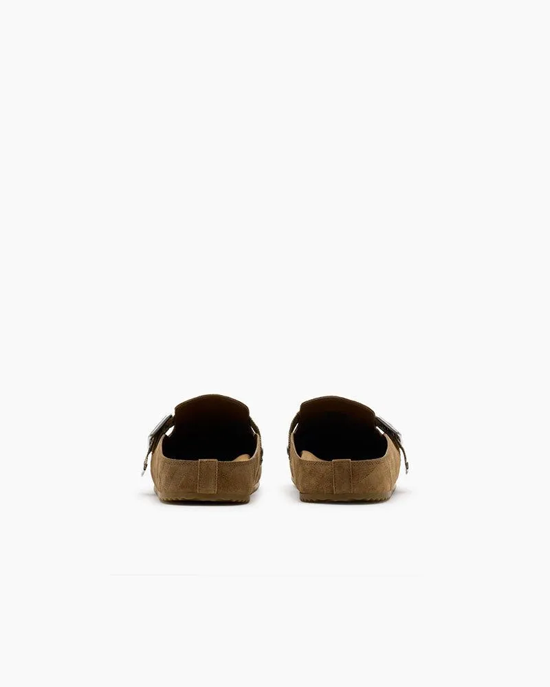 Check Pattern Suede Urchin Clogs sold by Larosa product image thumbnail 3