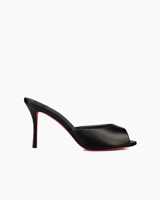 Dolly Series - 85mm Real Leather Heel Mules sold by Larosa