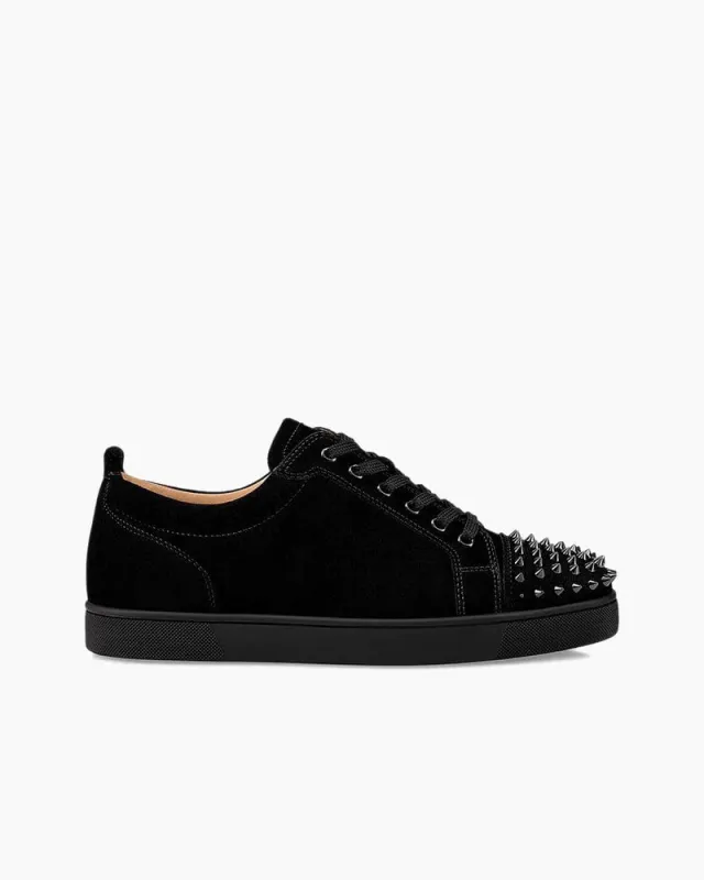 Suede Stud Spikes Red Sole Low-Top Sneakers sold by Larosa
