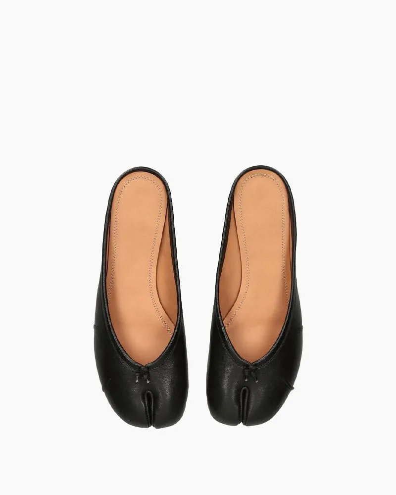 Tabi Leather Split-Toe Ballet Flats sold by Larosa product image thumbnail 2