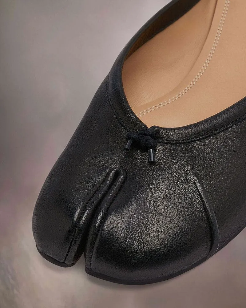 Tabi Leather Split-Toe Ballet Flats sold by Larosa product image thumbnail 4