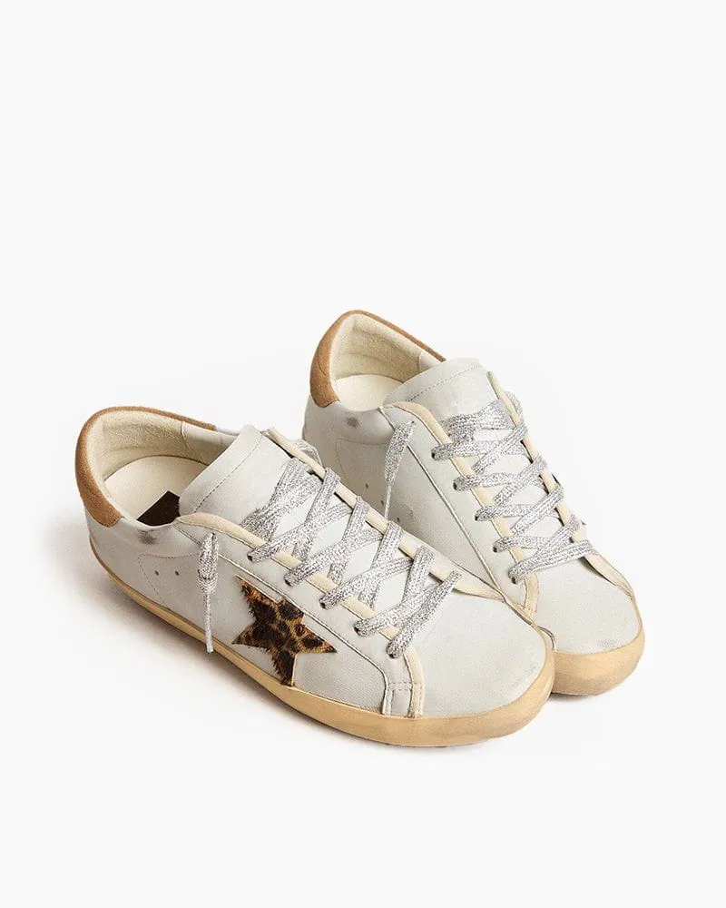 Leopard Print Star Nappa Leather Sneakers sold by Larosa product image thumbnail 3