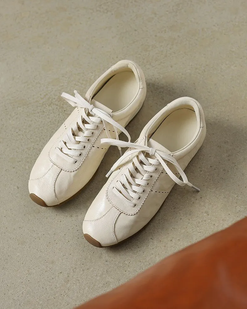 Contrast Nappa Leather Lightweight Sole Sneaker sold by Larosa product image thumbnail 3