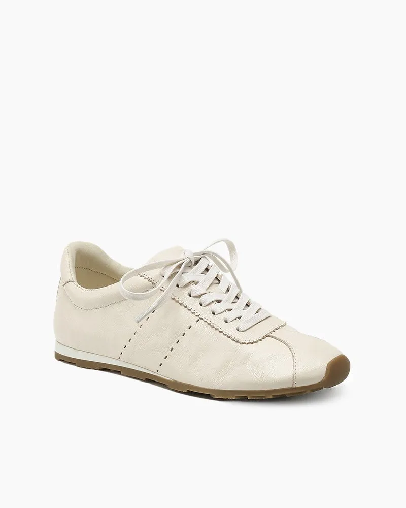 Contrast Nappa Leather Lightweight Sole Sneaker sold by Larosa