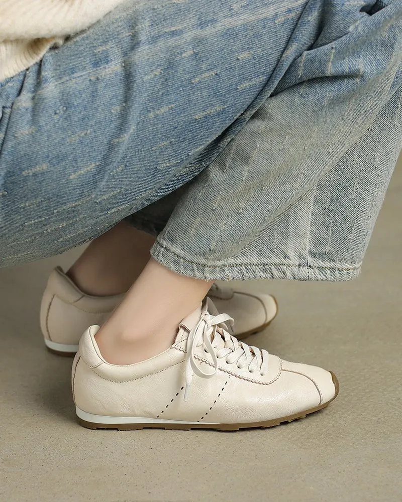 Contrast Nappa Leather Lightweight Sole Sneaker sold by Larosa product image thumbnail 5