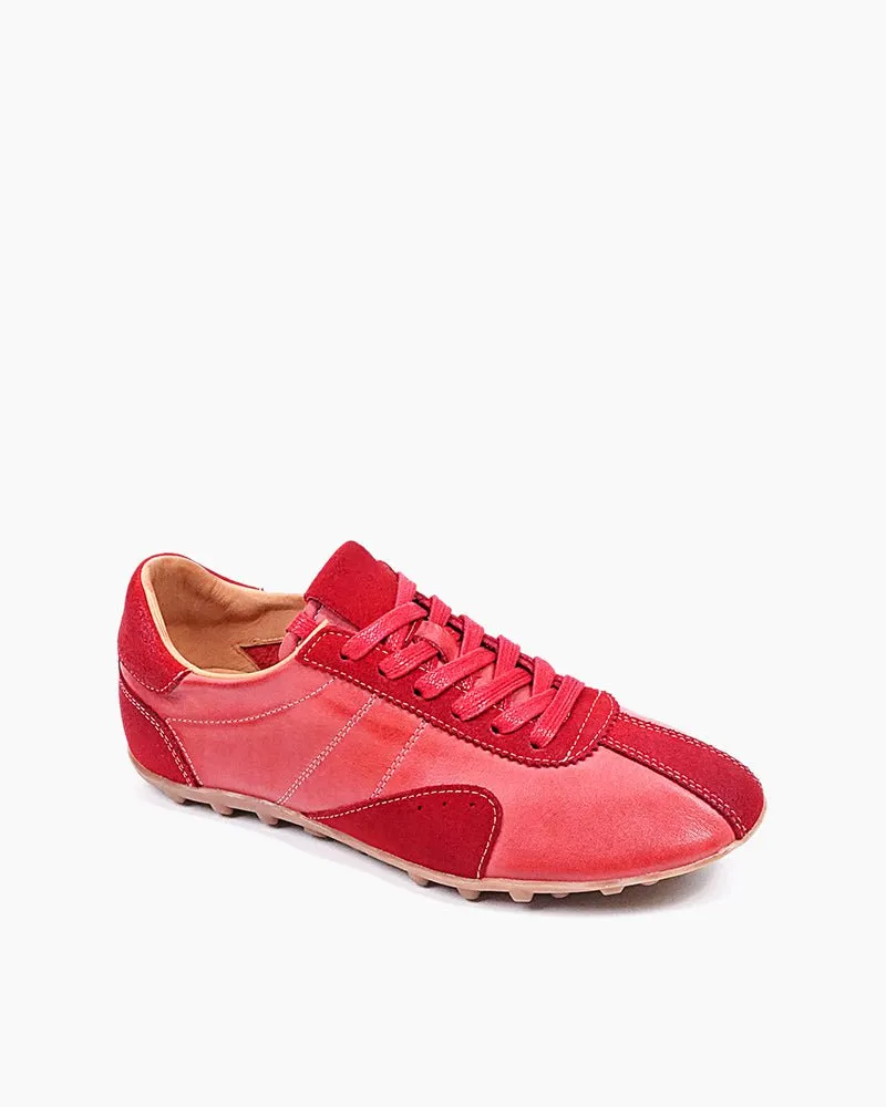 Retro Suede Nappa Leather Textured Sole Sneakers sold by Larosa product image thumbnail 3