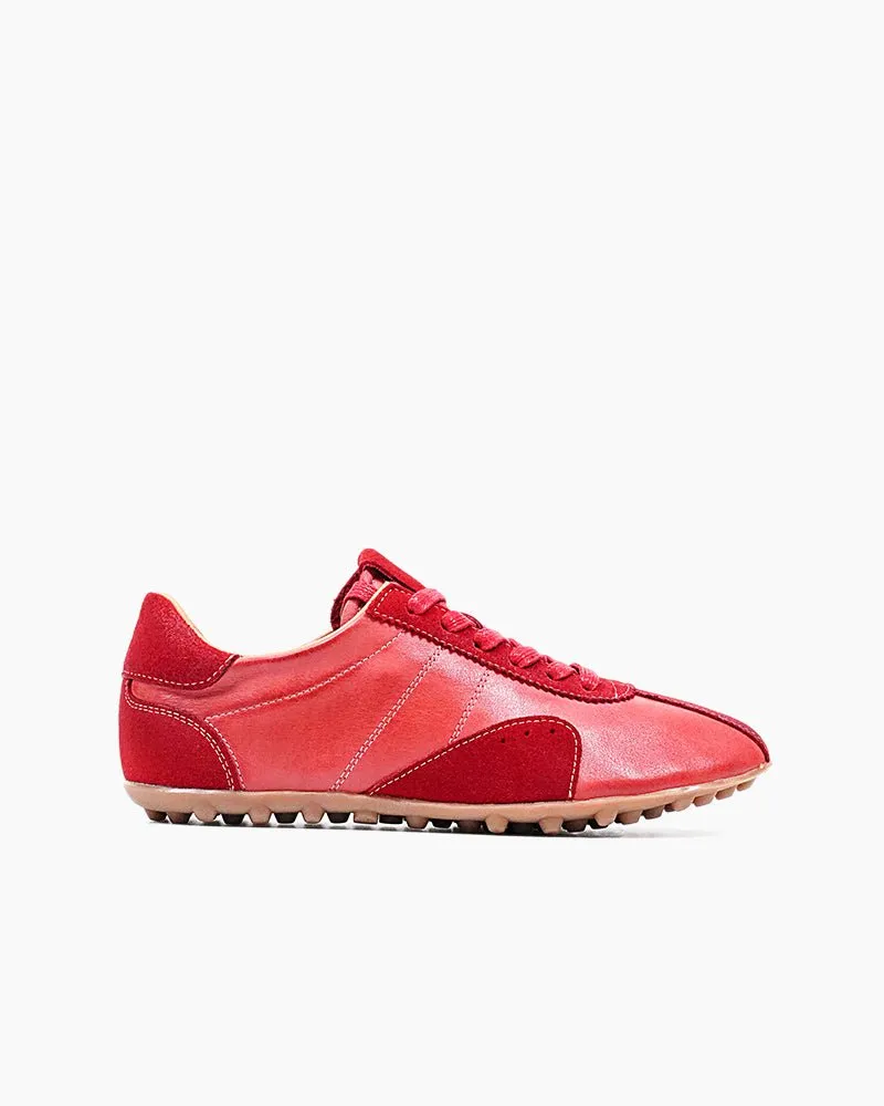 Retro Suede Nappa Leather Textured Sole Sneakers sold by Larosa