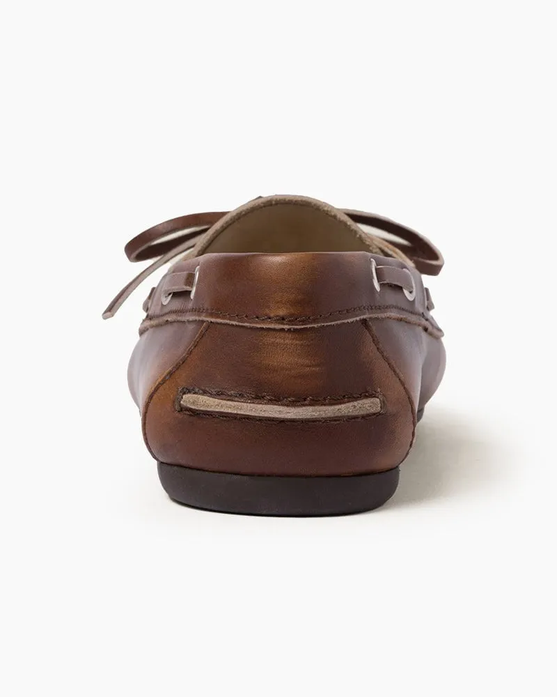 Women's Classic Unlined Leather Boat Shoes sold by Larosa product image thumbnail 5