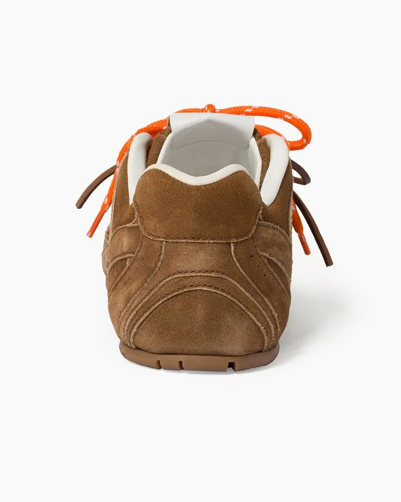 Suede Distressed Finish Mismatched Laces Sneakers sold by Larosa product image thumbnail 3