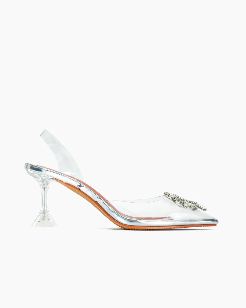 Transparent Pvc High Heel Fashion Sandals sold by Larosa