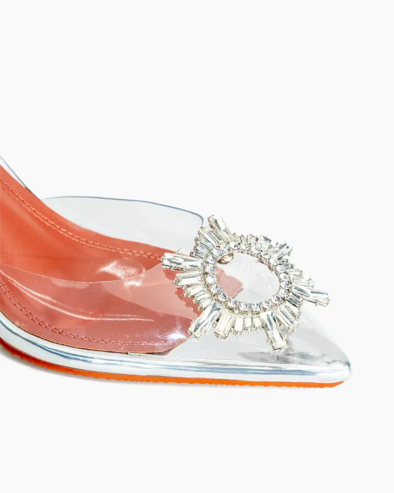 Transparent Pvc High Heel Fashion Sandals sold by Larosa product image thumbnail 2