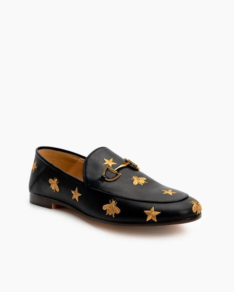 Alina Bee and Star Embroidery Leather Loafers sold by Larosa product image thumbnail 3