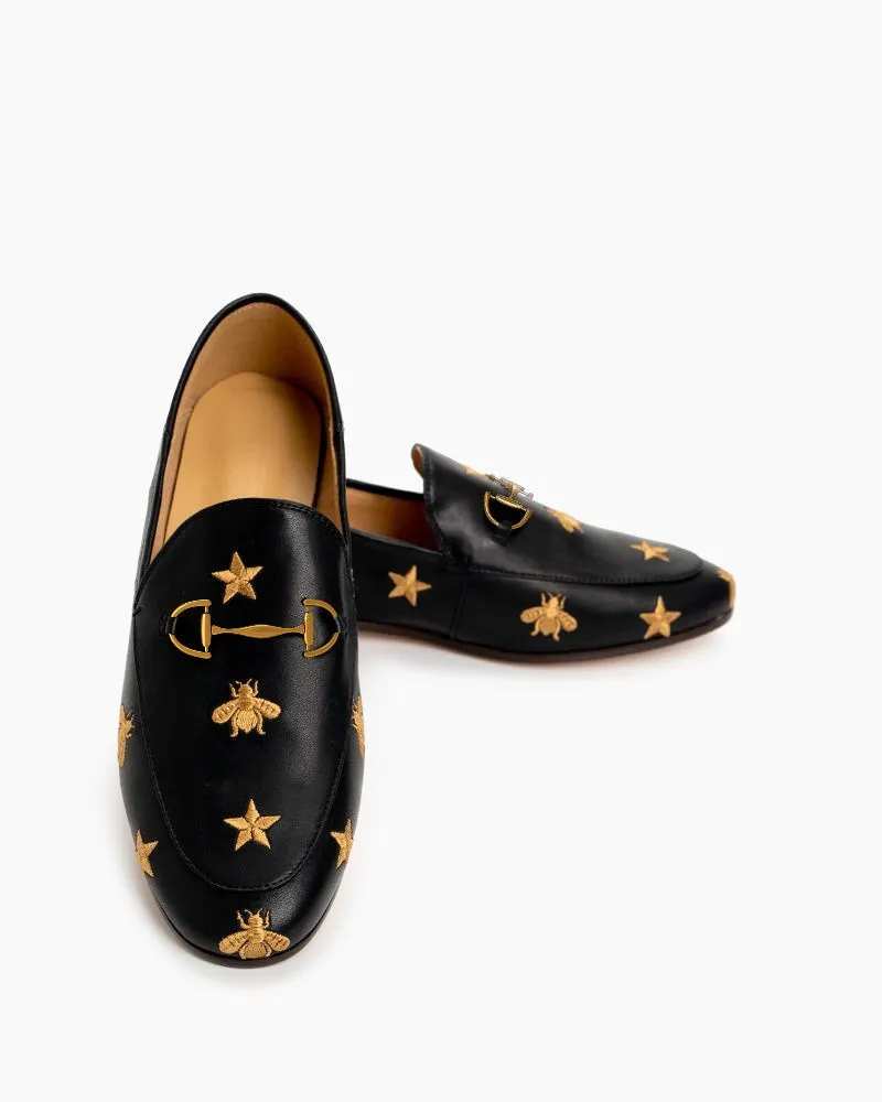 Alina Bee and Star Embroidery Leather Loafers sold by Larosa product image thumbnail 5
