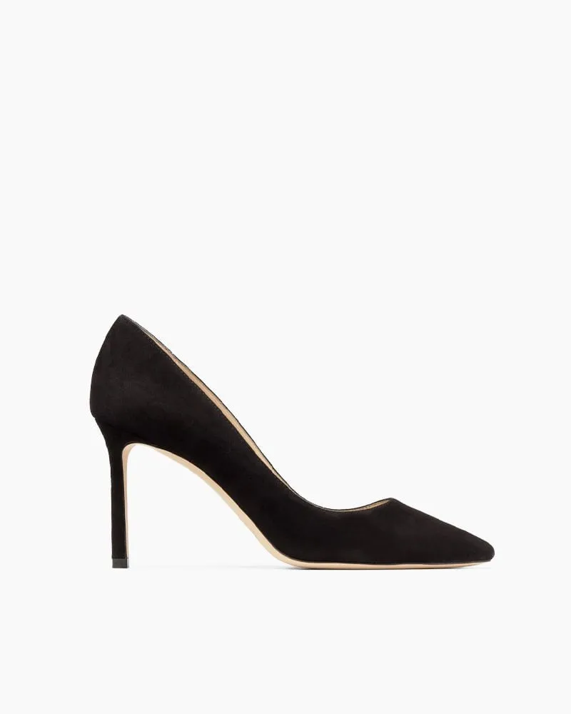 Sophisticated Suede Pointed Slim High Heel Pumps sold by Larosa