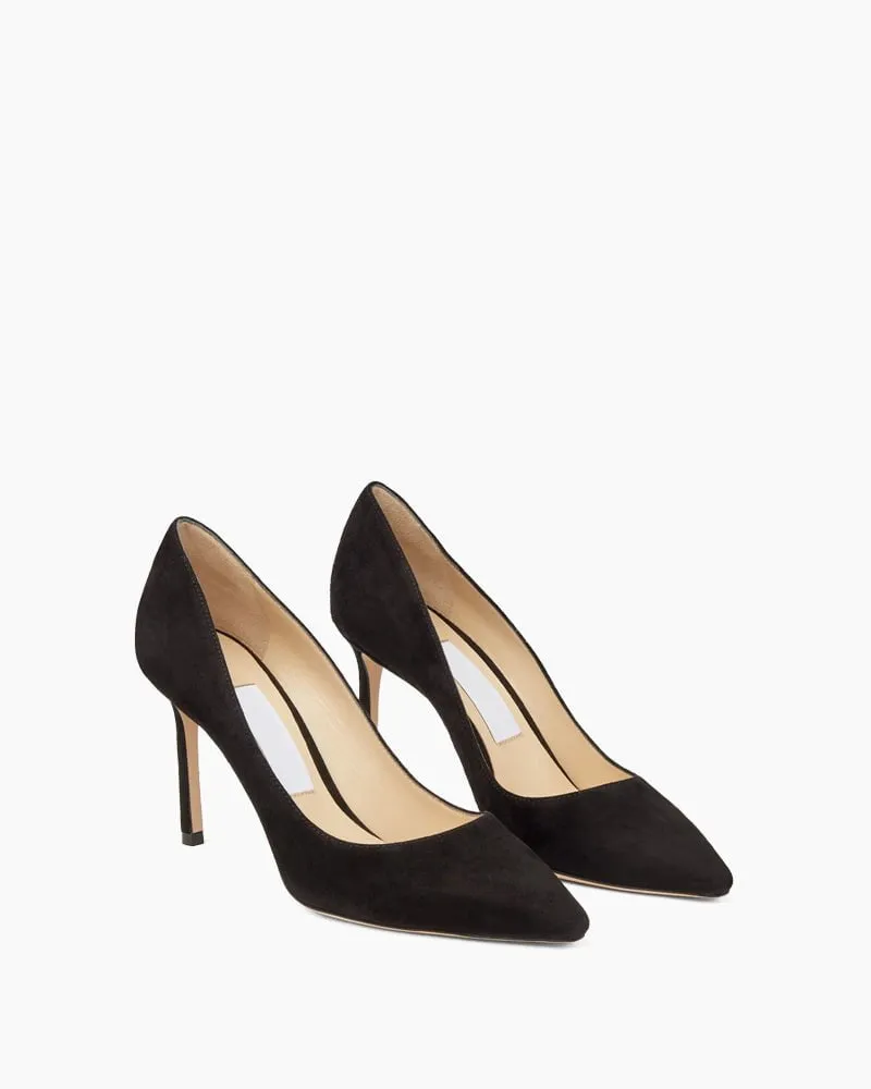 Sophisticated Suede Pointed Slim High Heel Pumps sold by Larosa product image thumbnail 2