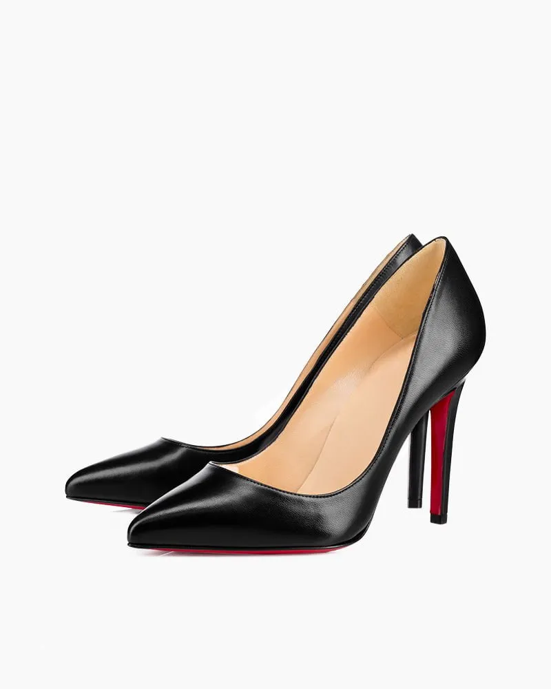 Kate Series - 100mm Pumps - Chic Stylish Elegance Pointed Stiletto Heels sold by Larosa product image thumbnail 2