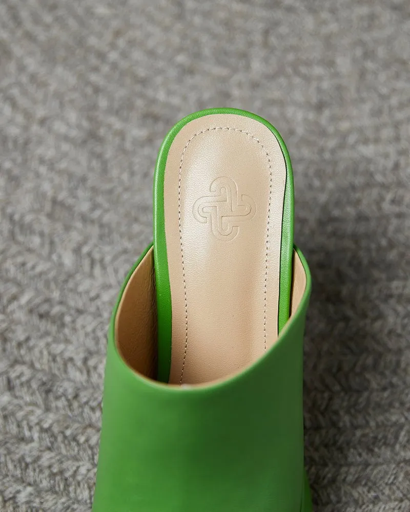 Open Toe Platform Chunky Heel Slides Sandals sold by Larosa product image thumbnail 3