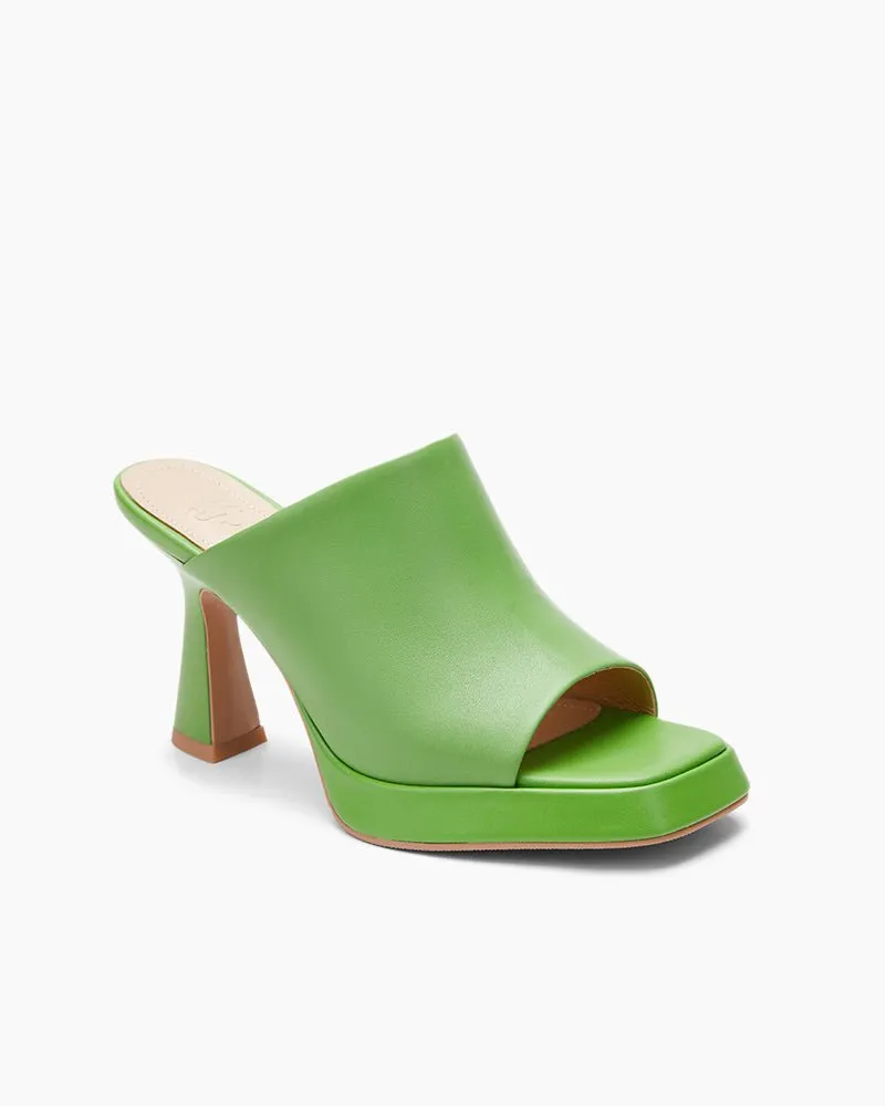 Open Toe Platform Chunky Heel Slides Sandals sold by Larosa