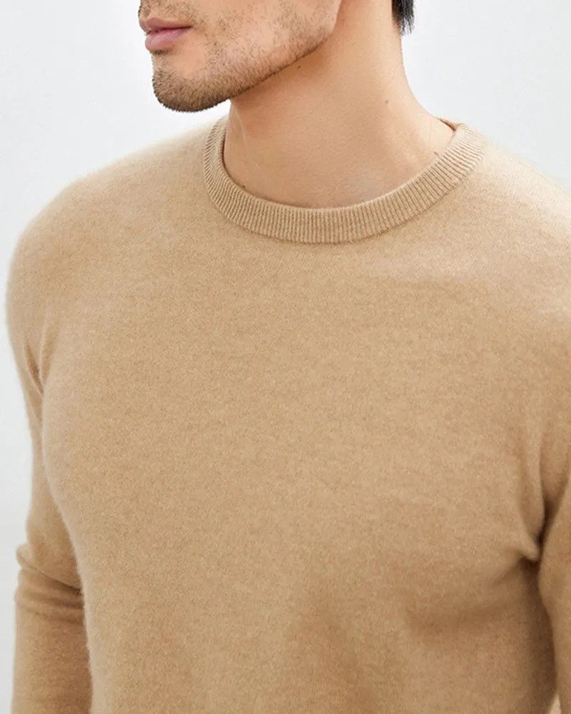 Men's Mongolian Cashmere Crewneck Sweater sold by Larosa product image thumbnail 3