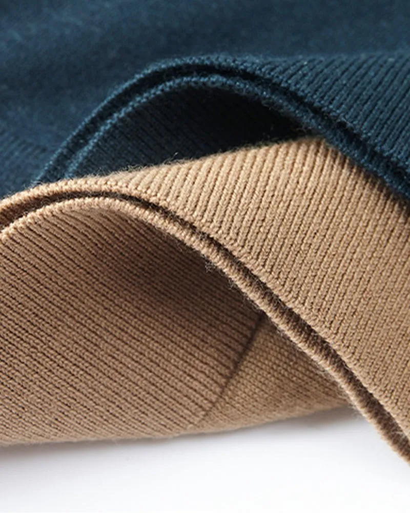 Men's Ultra Fine Merino Wool Mock Turtle Neck Jumper sold by Larosa product image thumbnail 5