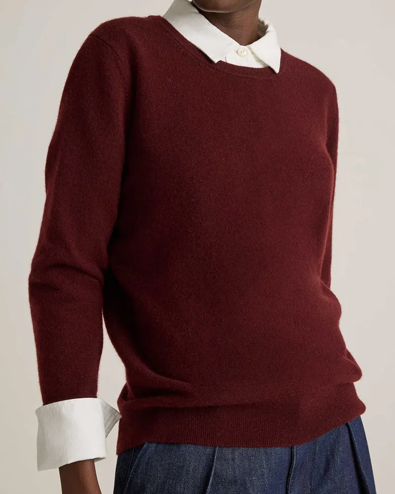 Mongolian Cashmere Soft Crewneck Sweater sold by Larosa product image thumbnail 3