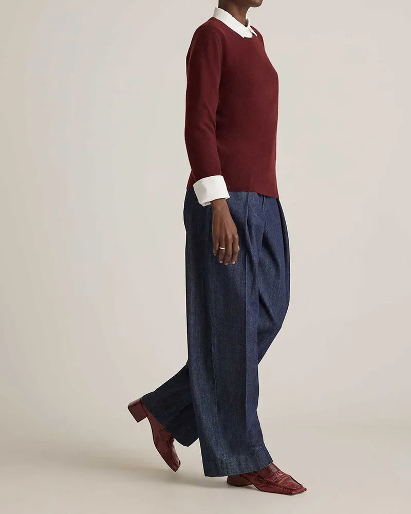 Mongolian Cashmere Soft Crewneck Sweater sold by Larosa product image thumbnail 4