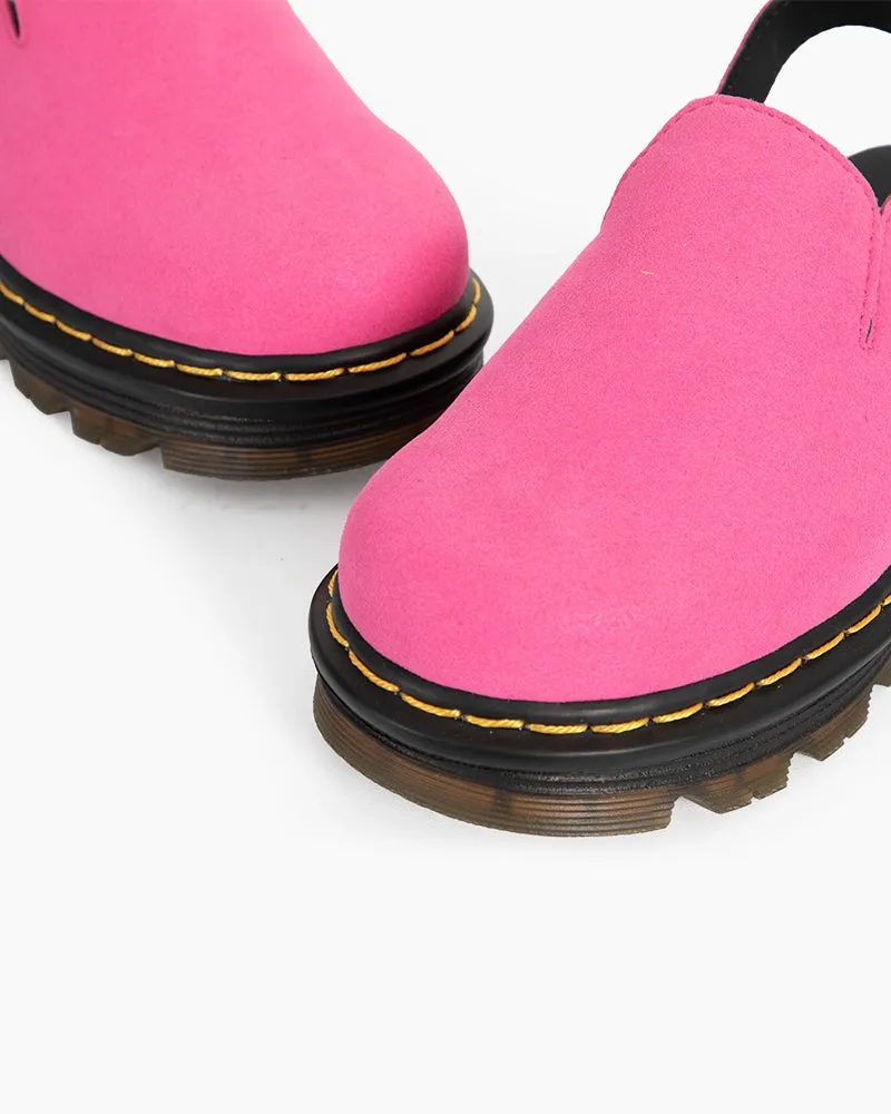 Suede Casual Slingback Platform Clogs Mules sold by Larosa product image thumbnail 5