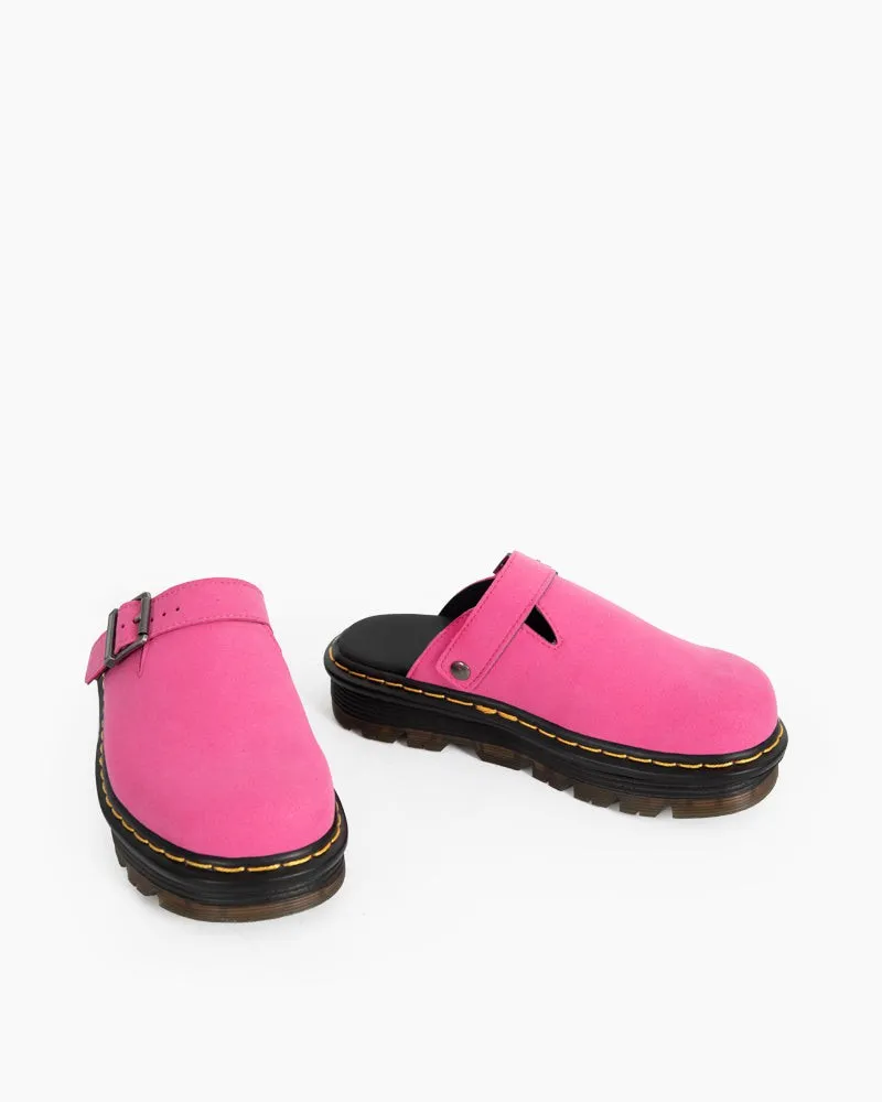 Suede Casual Slingback Platform Clogs Mules sold by Larosa product image thumbnail 4