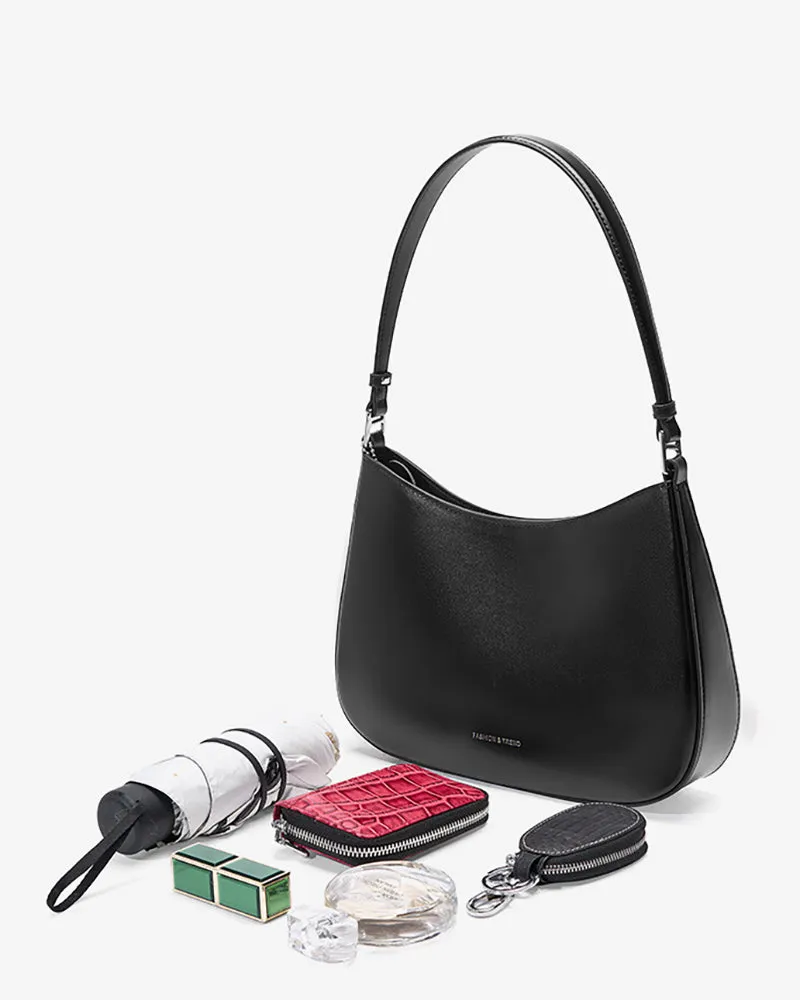 Retro Vegan Leather Clutch Tote HandBags sold by Larosa product image thumbnail 4