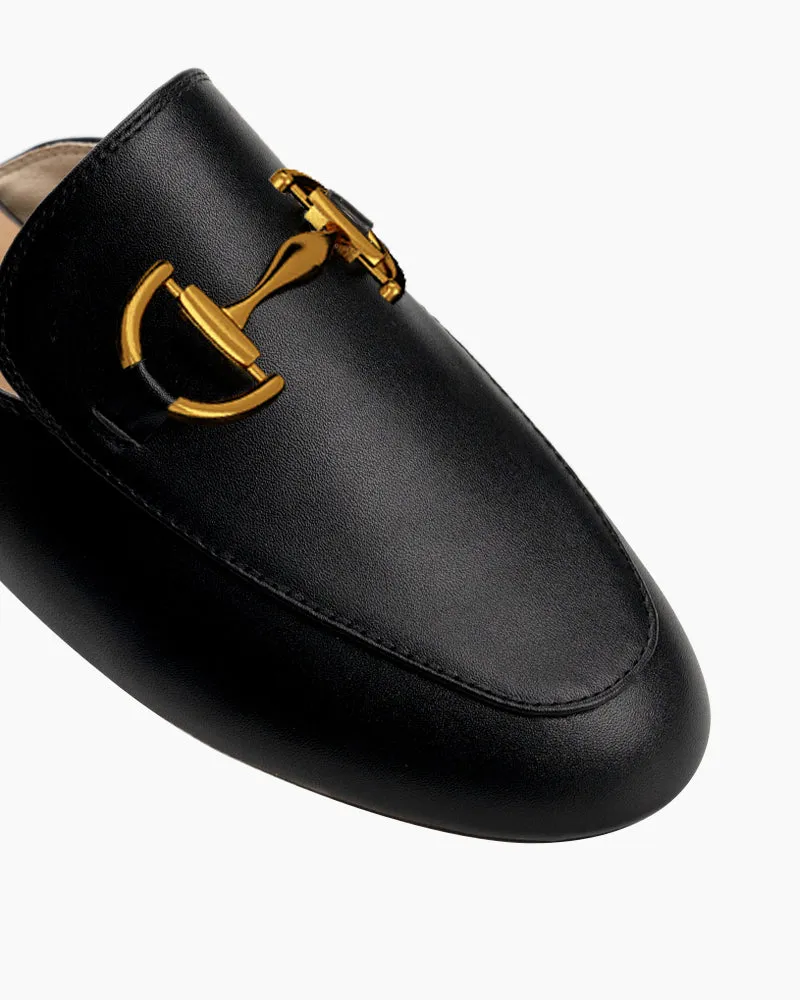 Alina Premium Leather Slide Slip-On Flat Mules sold by Larosa product image thumbnail 3