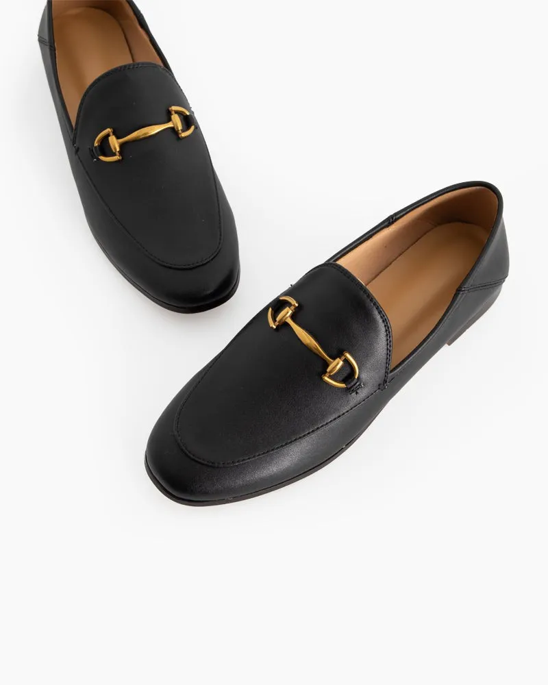 Alina Sleek and Sophisticated Leather Flat Loafers sold by Larosa product image thumbnail 5