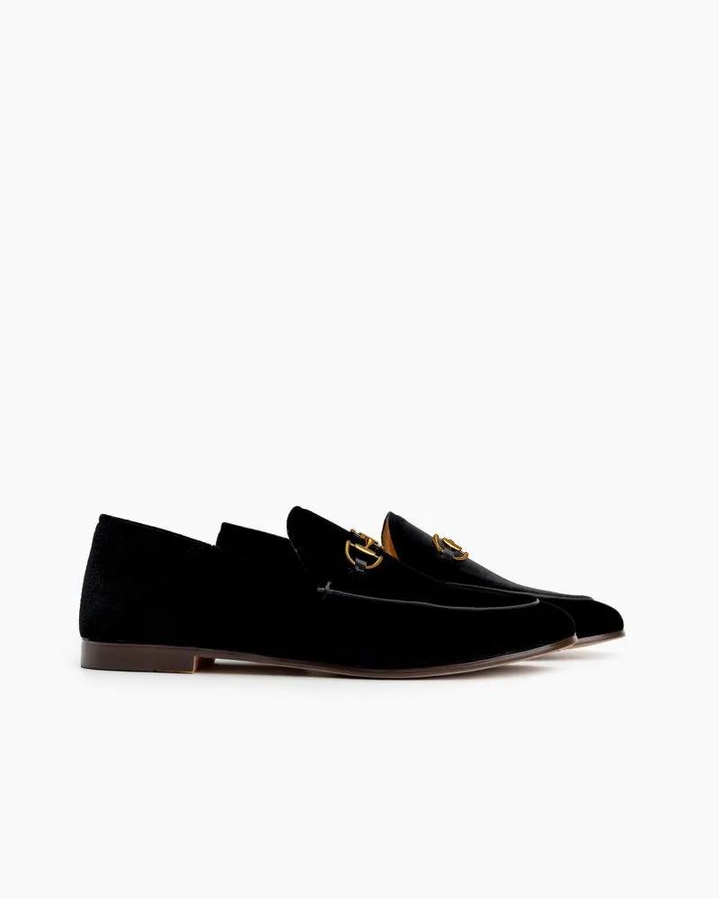 Alina Luxurious Velvet Slip-On Flat Loafers sold by Larosa product image thumbnail 3