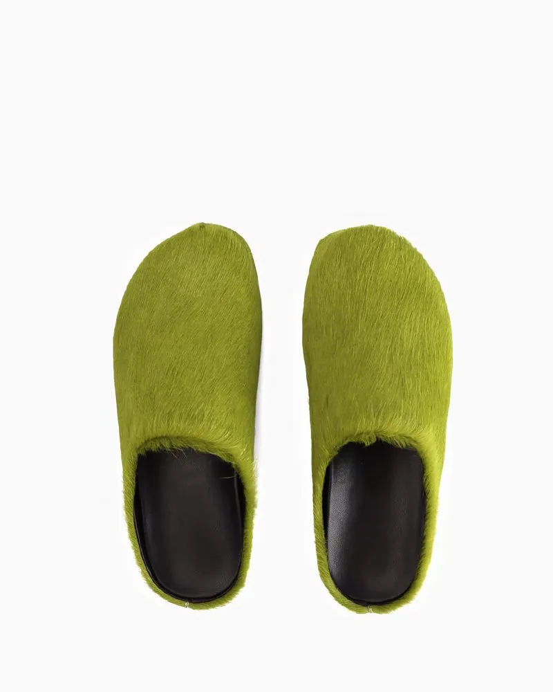 Designer Real Fur Slides Clogs Mules Flat Luxury Slippers sold by Larosa product image thumbnail 4
