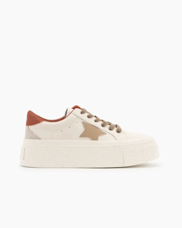 Star Pattern Lightweight Platform Sneakers sold by Larosa